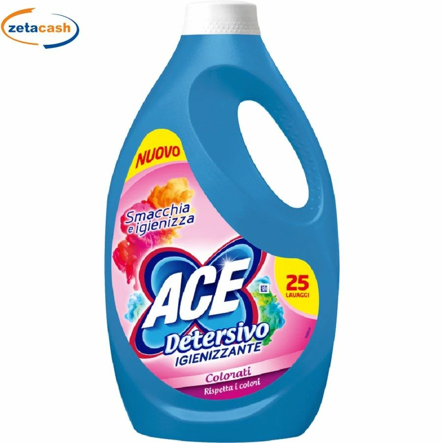 ACE DETERSIVO IGENIZZANTE PER CAPI BIANCHI E COLORATI 1 ACE DETERSIVO IGENIZZANTE PER CAPI BIANCHI E COLORATI