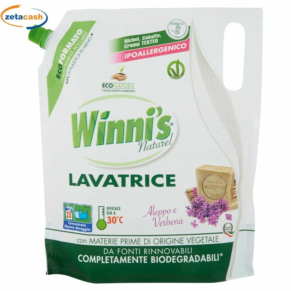 WINNI'S LAVATRICE 25 LAVAGGI ECOFORMATO 1 WINNI'S LAVATRICE 25 LAVAGGI ECOFORMATO