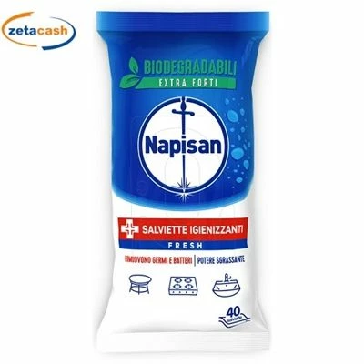 SALVIETTINE IGIENIZZANTI FREH NAPISAN 40 PEZZI 1 SALVIETTINE IGIENIZZANTI FREH NAPISAN 40 PEZZI