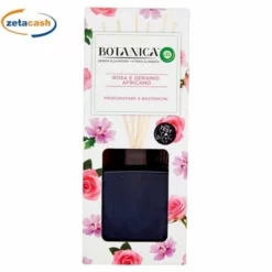 PROFUMATORE CON BASTONCINI AIR WICK ROSA E GERANIO 80ML