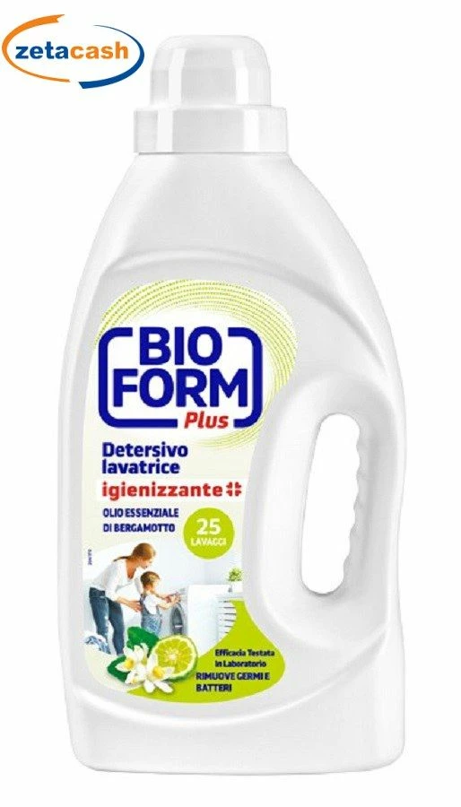 DETERSIVO LAVATRICE IGIENIZZANTE 1625 ML BIO FORM 1 DETERSIVO LAVATRICE IGIENIZZANTE 1625 ML BIO FORM
