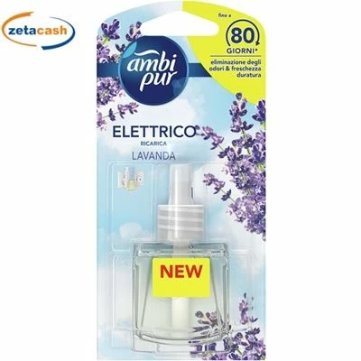 RICARICA AMBIPUR ELETTRICO LAVANDA 20ML 1 RICARICA AMBIPUR ELETTRICO LAVANDA 20ML
