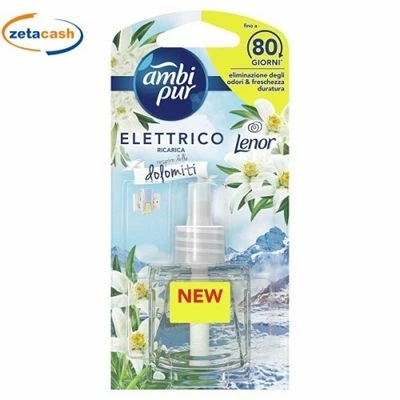 RICARICA AMBIPUR ELETTRICO LENOR RESPIRO DOLOMITI 20ML 1 RICARICA AMBIPUR ELETTRICO LENOR RESPIRO DOLOMITI 20ML