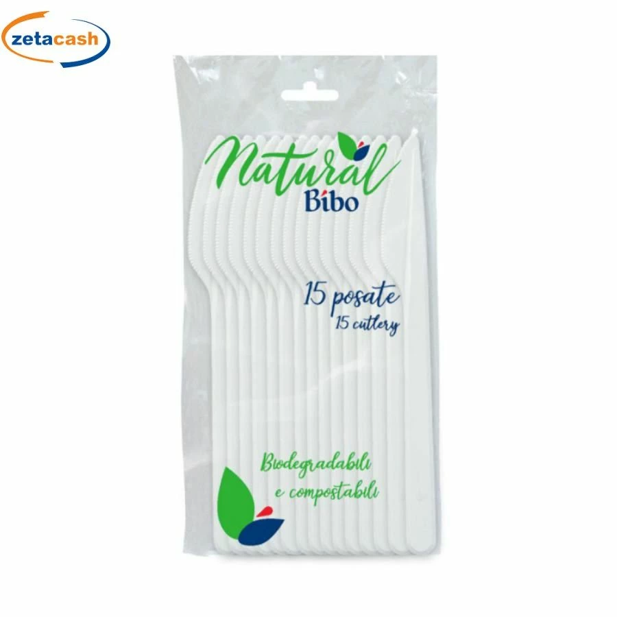 COLTELLI BIODEGRADABILI 15 PEZZI 1 COLTELLI BIODEGRADABILI 15 PEZZI