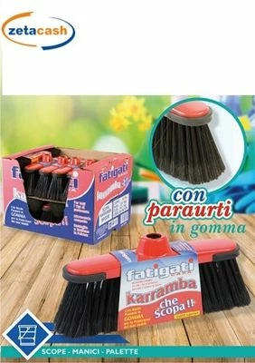 SCOPA KARRAMBA CON PARAURTI IN GOMMA 1 SCOPA KARRAMBA CON PARAURTI IN GOMMA