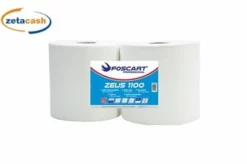ASCIUGATUTTO 2 ROTOLI ZEUS 1100 LIGHT 2 VELI IN CELLULOSA