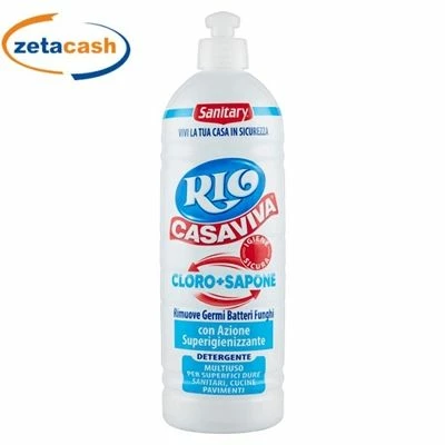 RIO CASAVIVA DETERGENTE CLORO E SAPONE 750 ML 1 RIO CASAVIVA DETERGENTE CLORO E SAPONE 750 ML
