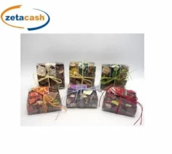 CONFEZIONE POT POURRI IN SCATOLA ACETATA H4X11.5X11.5