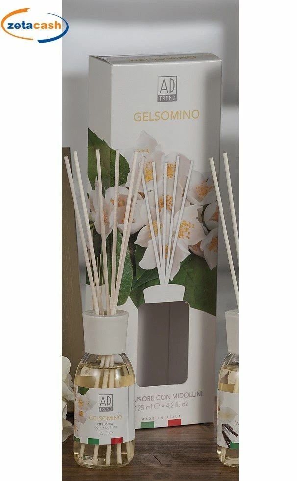 PROFUMATORE 125 ML CON MIDOLLINI AL GELSOMINO 1 PROFUMATORE 125 ML CON MIDOLLINI AL GELSOMINO