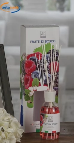 DIFFUSORE DI FRAGRANZA CON MIDOLLINI FRUTTI DI BOSCO 250 ML