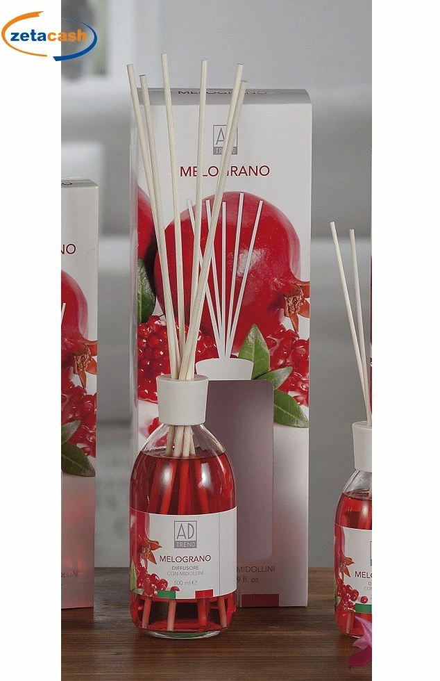 PROFUMATORE 500ml CON MIDOLLINI AL MELOGRANO 1 PROFUMATORE 500ml CON MIDOLLINI AL MELOGRANO