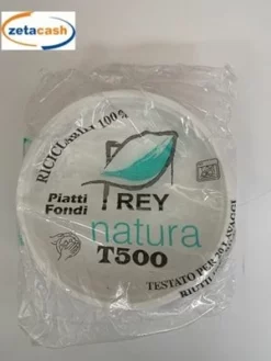 PIATTI FONDI T500 RIUTILIZZABILI REY NATURA