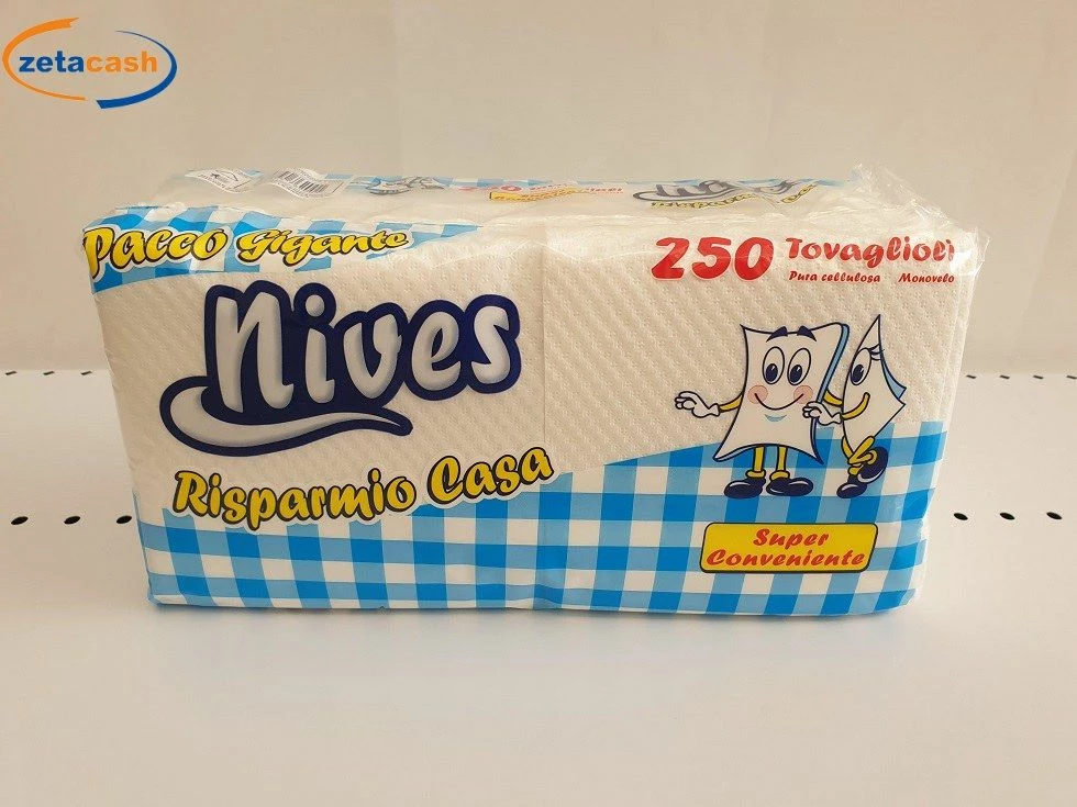 TOVAGLIOLI NIVES 250 PEZZI 1 TOVAGLIOLI NIVES 250 PEZZI