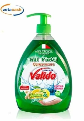 VALIDO GEL PIATTI 1000 ML LIMONE E ZENZERO 1 VALIDO GEL PIATTI 1000 ML LIMONE E ZENZERO