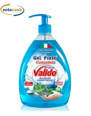 VALIDO GEL PIATTI 1000 ML MENTA E BICARBONATO 1 VALIDO GEL PIATTI 1000 ML MENTA E BICARBONATO