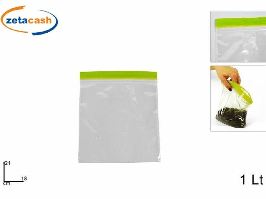 SACCHETTI ERMETICI 15 PEZZI IN PLASTICA 1 SACCHETTI ERMETICI 15 PEZZI IN PLASTICA