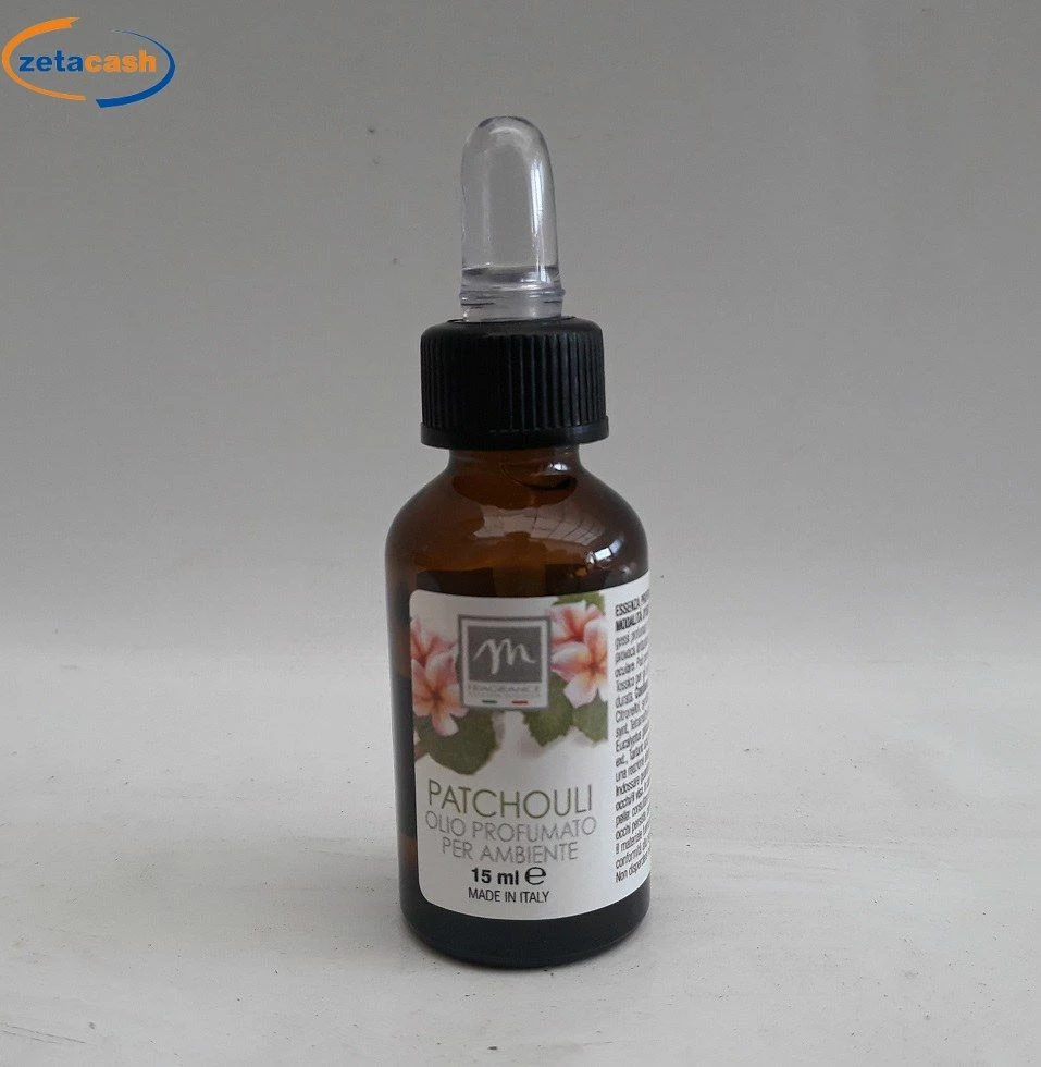 OLIO ESSENZIALE PATCHOULI PROFUMATO PER AMBIENTE 15 ML 1 OLIO ESSENZIALE PATCHOULI PROFUMATO PER AMBIENTE 15 ML