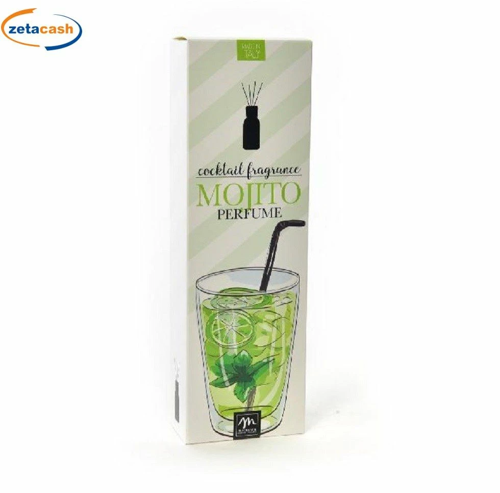 DIFFUSORE DI ESSENZA CON BACCHETTI 125 ML MOJITO 1 DIFFUSORE DI ESSENZA CON BACCHETTI 125 ML MOJITO