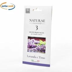 BUSTE PROFUMATE LAVANDA E TIMO 3 PZ