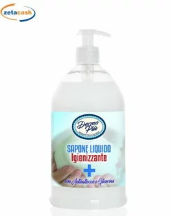SAPONE LIQUIDO PER MANI IGIENIZZANTE 1 LITRO