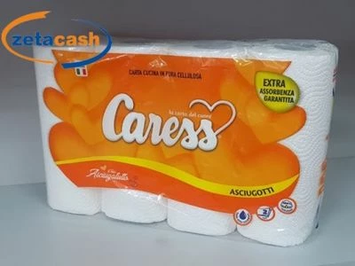 CARESS ASCIUGATUTTO ASCIUGOTTI 4 ROTOLI 1 CARESS ASCIUGATUTTO ASCIUGOTTI 4 ROTOLI