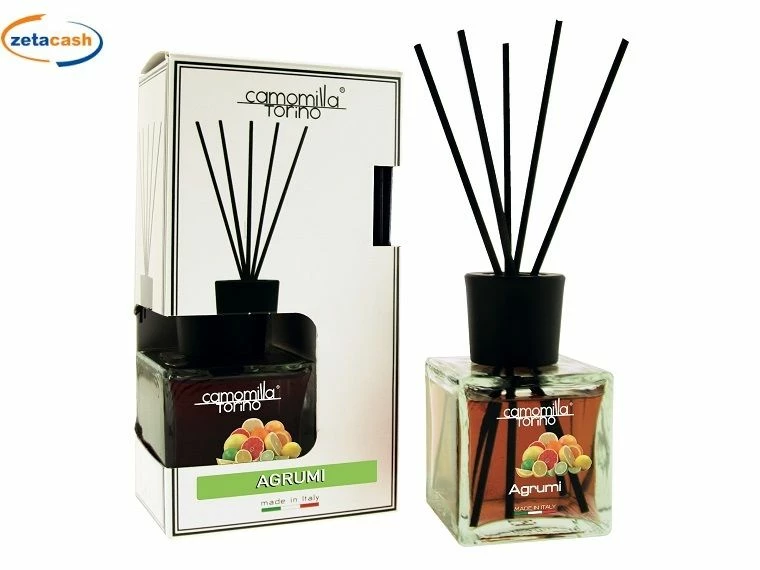 DIFFUSORE PER AMBIENTE A FORMA DI CUBO AGRUMI 200 ML 1 DIFFUSORE PER AMBIENTE A FORMA DI CUBO AGRUMI 200 ML