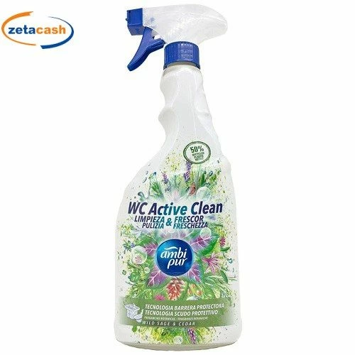 AMBI PUR WC ACTIVE CLEAN SPRAY BOTANIC 750 ML 1 AMBI PUR WC ACTIVE CLEAN SPRAY BOTANIC 750 ML