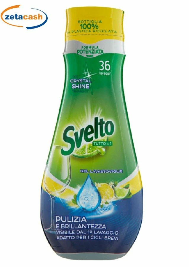 SVELTO GEL LAVASTOVIGLIE 640ML TUTTO IN UNO 1 SVELTO GEL LAVASTOVIGLIE 640ML TUTTO IN UNO